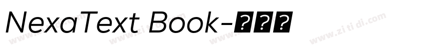 NexaText Book字体转换